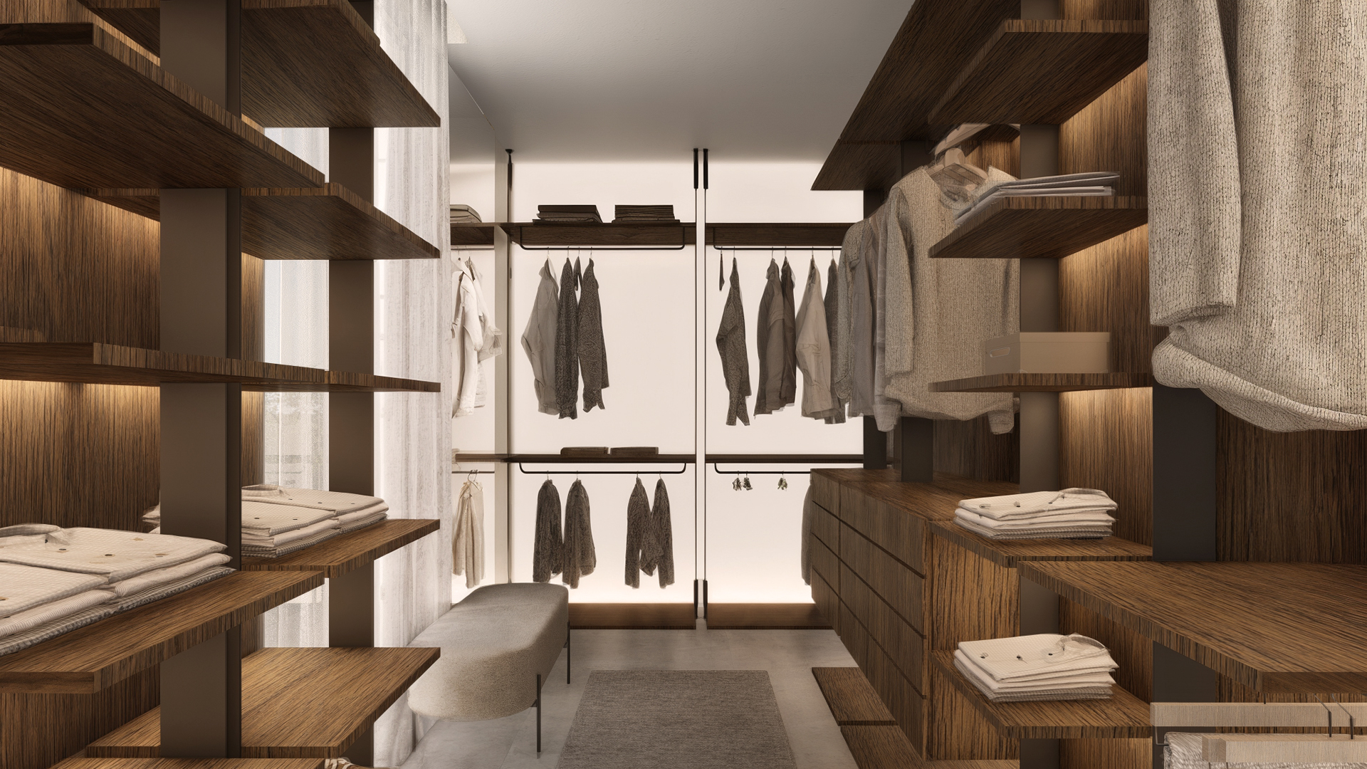 Cozinha integrada — apto SOUL RESIDENCE