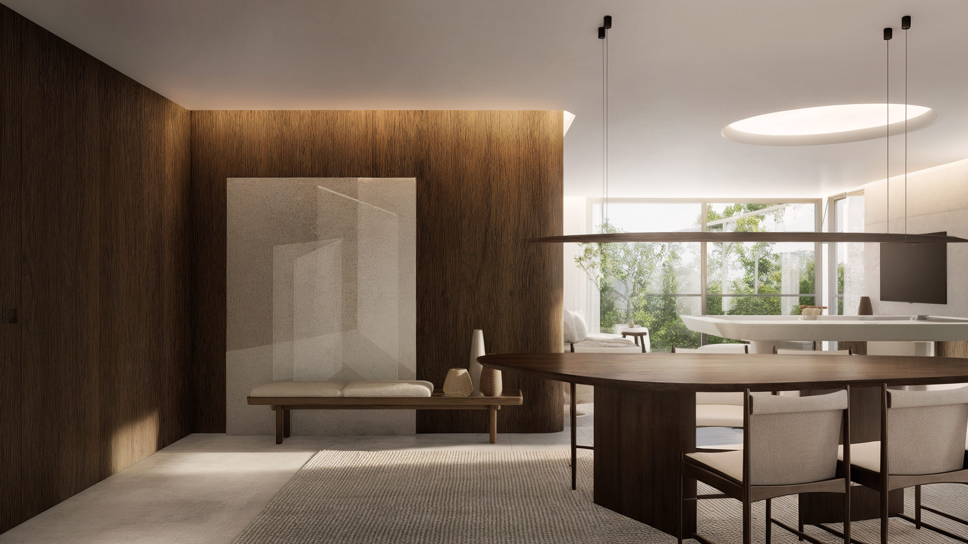 Suíte master (quarto principal) — apto SOUL RESIDENCE