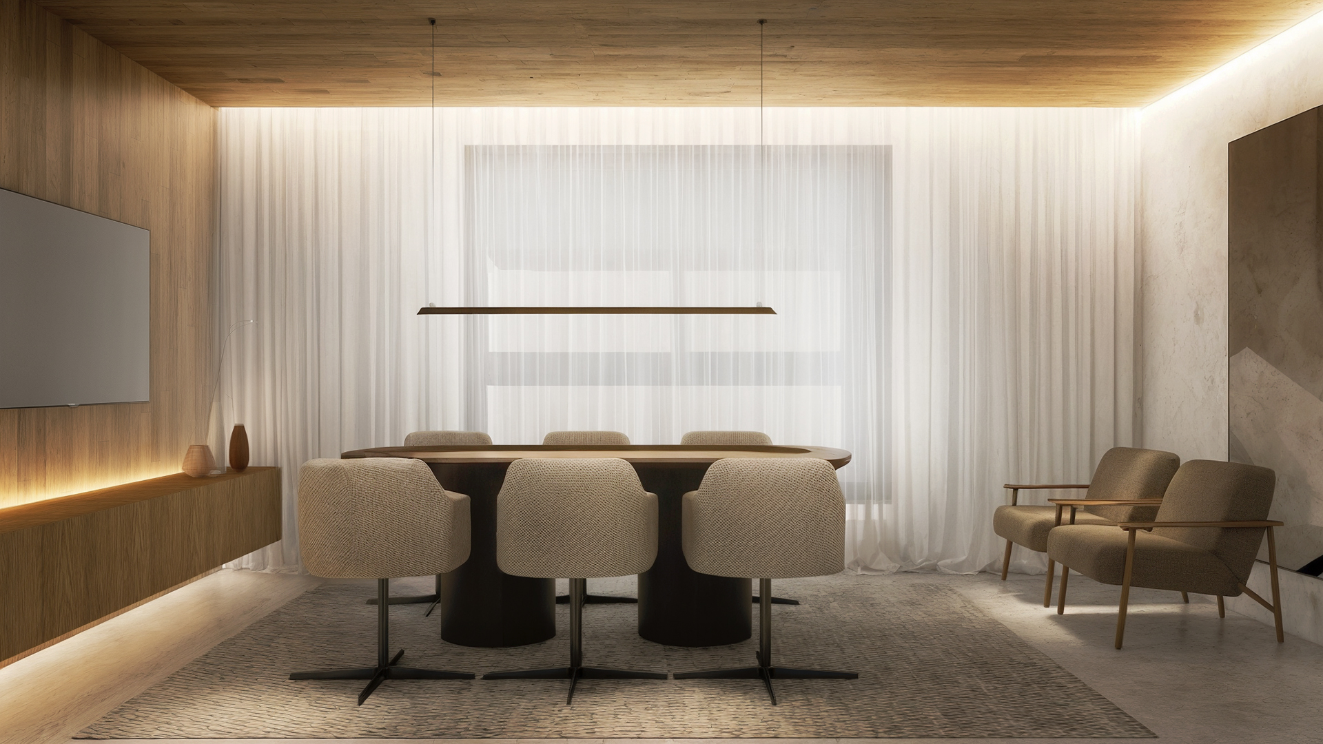 Sala de jantar integrada — Áreas Comuns SUNGARDEN