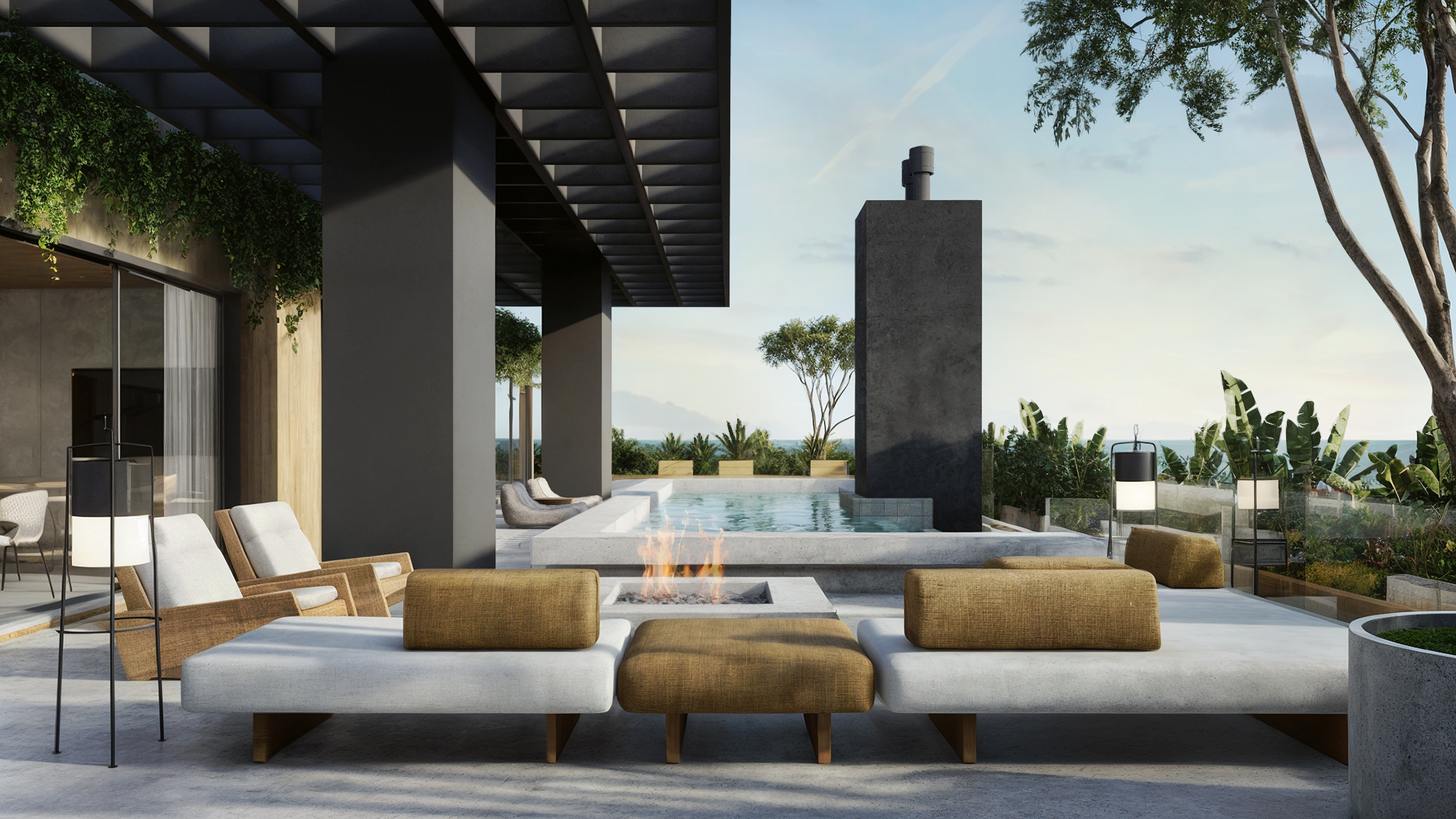 Escada e circulação interna — Áreas Comuns SUNGARDEN
