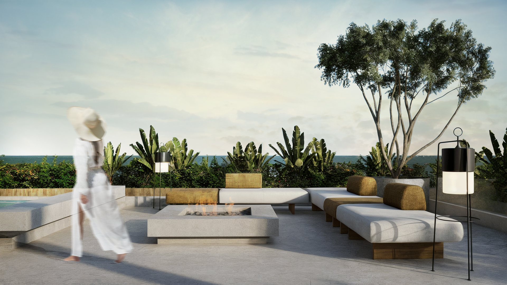 Escada e circulação interna — Áreas Comuns SUNGARDEN