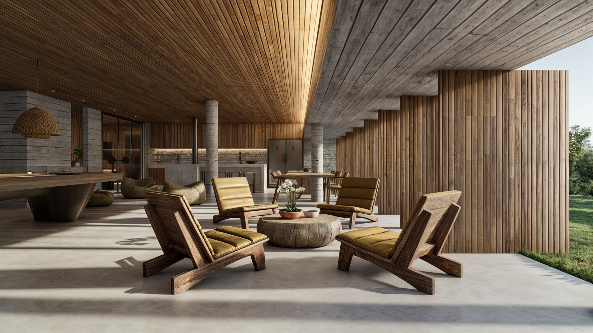 Sala de jantar integrada — casa COLÔNIA