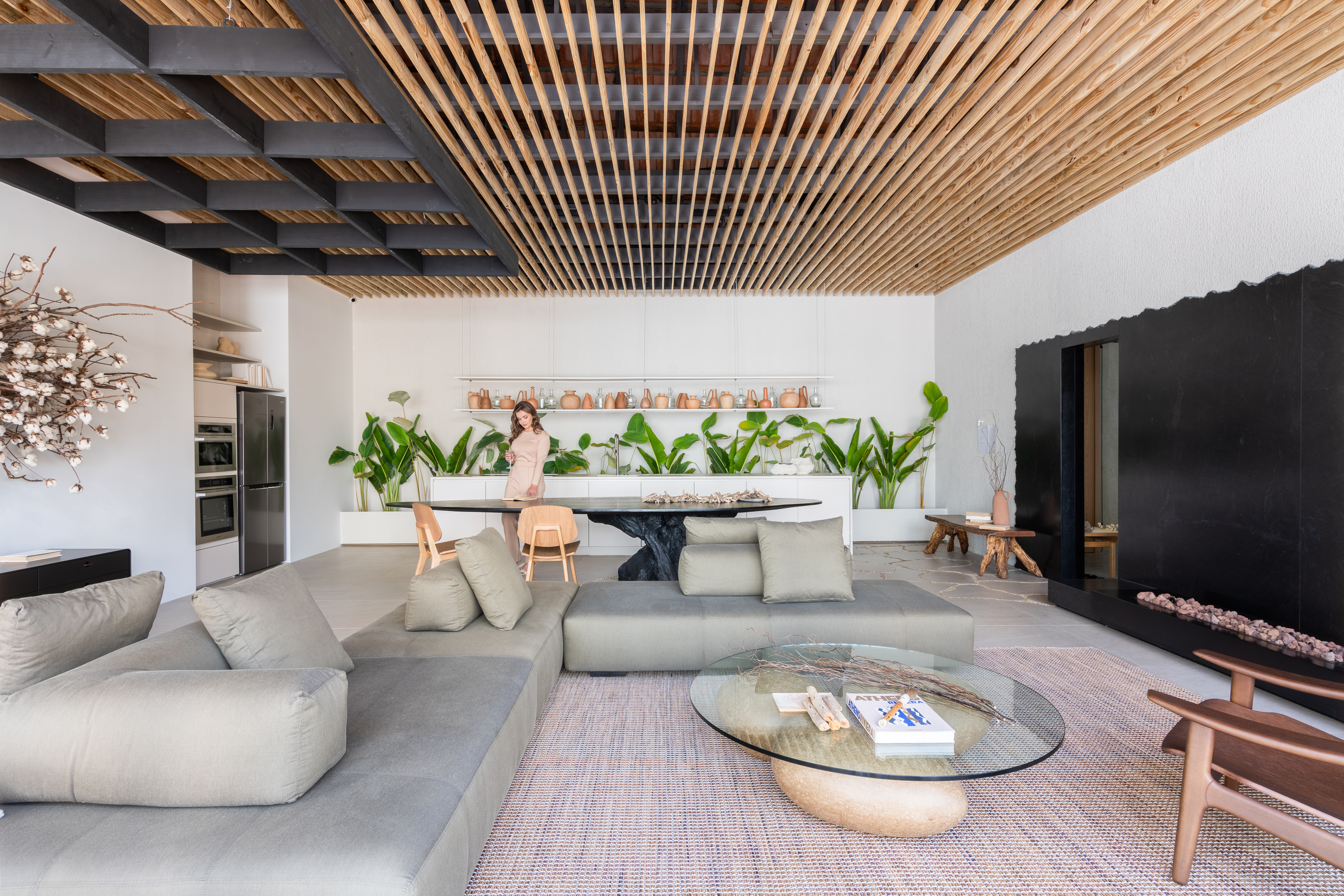 Sala de estar (interior) — CASA EM PERCURSO