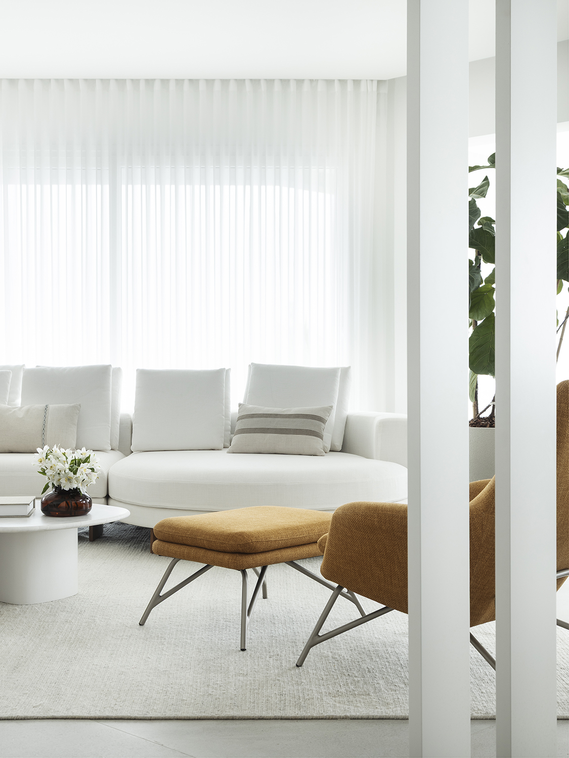 Sala de estar (interior) — casa ST BARTH