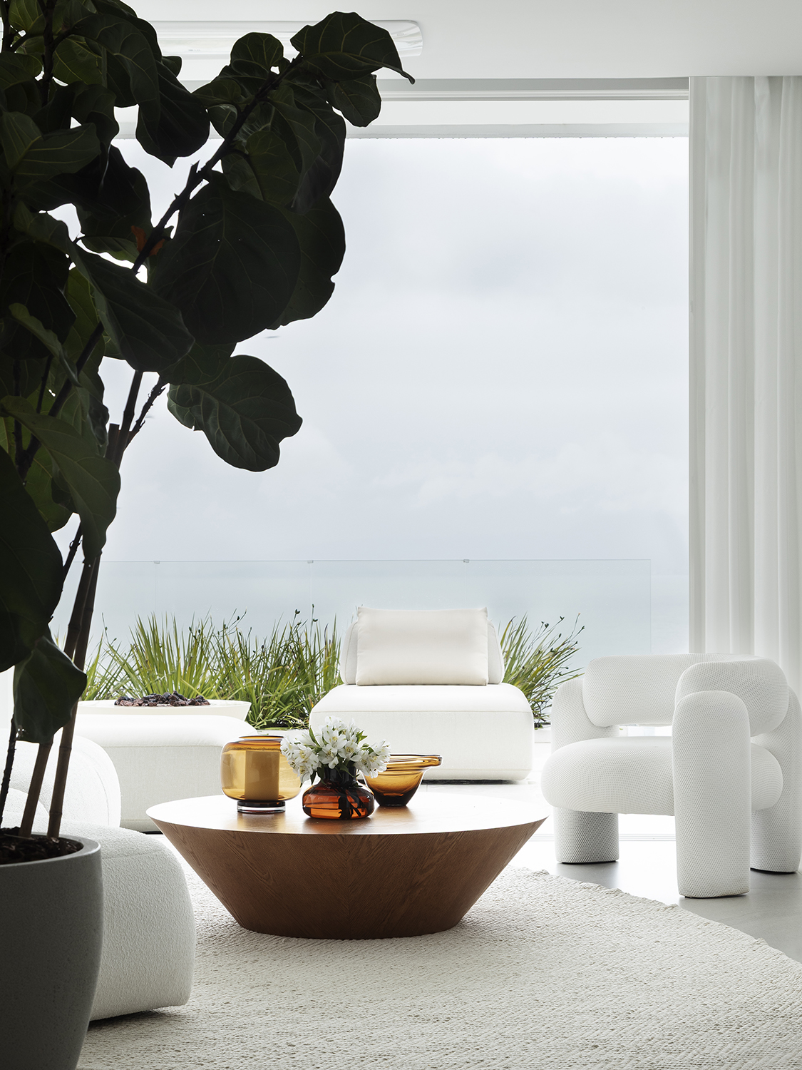 Área da piscina e deck — casa ST BARTH